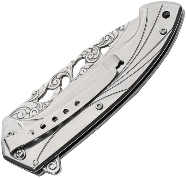 CN300606DE_add_01.jpg China Made Framelock Deer 420 Stainless Folding Knife