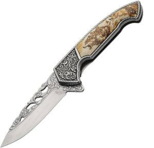 CN300606WF.jpg China Made Framelock Wolf 420 Stainless Folding Knife