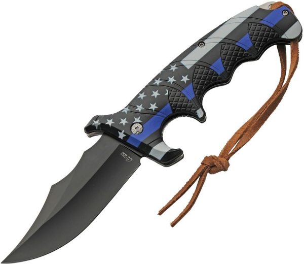 CN300607PO.jpg Rite Edge Defender Linerlock Assisted Opening Police