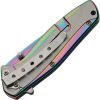Rite Edge Rainbow Linerlock Assisted Opening 3Cr13