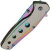 Rite Edge Rainbow Linerlock Assisted Opening 3Cr13