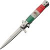 Rite Edge Stiletto Linerlock Assisted - Mexico Flag