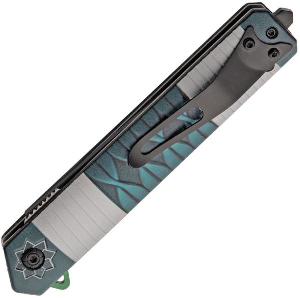Rite Edge Shinazugawa Linerlock Assisted - Gray/Green