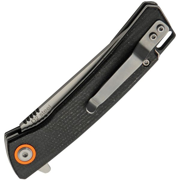 Rite Edge Linerlock Black Micarta Folding Knife