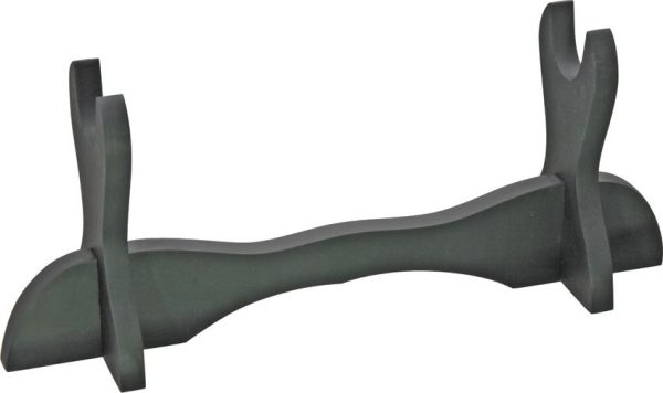 China Made Single Sword Stand Black Wood Tabletop