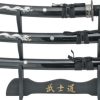 Rite Edge Pearl Dragon Sword Set 3pc Katana Wakizashi Steel Sharpened