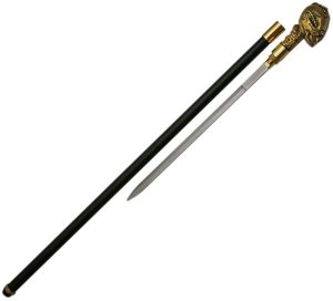CN926902.jpg China Made Skull Sword Cane Brass - 36.75 inches