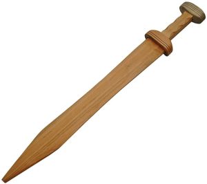 China Made Wood Gladius Sword One-Piece - 28 inches