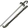 CN926916.jpg Dragon Sword 28.25" Satin Stainless Blade Fixed Blade w Scabbard