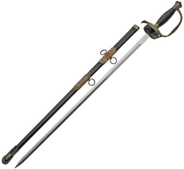 Rite Edge Swept Hilt Rapier 27" Stainless Steel Sword