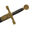 Rite Edge Gold Excalibur Sword - Stainless Mirror Finish