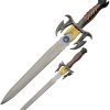 Samurai Sword Set 2pc Stainless Fixed Blade Dagger Sheath