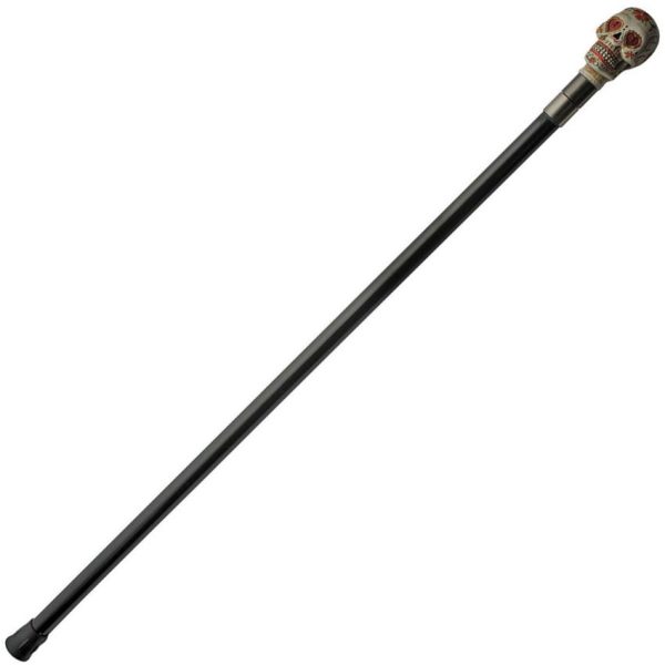 China Made Sugar Skull Cane Sword - 35 inches