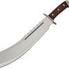 Rite Edge Machete Brown Wood - Full Tang Stainless