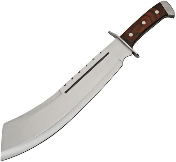 Rite Edge Machete Brown Wood - Full Tang Stainless
