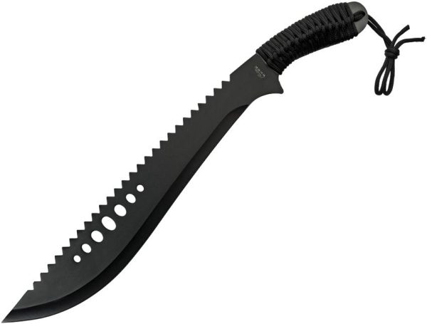CN926958.jpg China Made Curved Bushweed Machete - 14in Black Blade