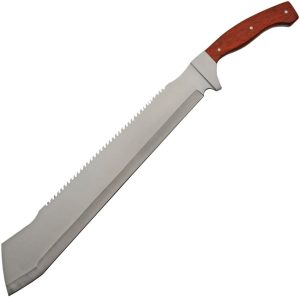 China Made Saw Back Forest Machete - Satin Finish