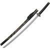 3 Pc Black Dragon Katana Set Stainless Blade Fixed Blade