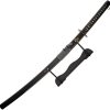Rite Edge Oni Katana 30" Stainless Blade Wood Stand Fixed Blade