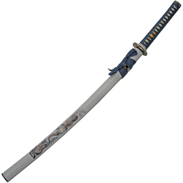 Water Dragon Katana 30" 1045 Carbon Steel Fixed Blade Sword