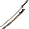 Wading Tiger Katana 32" Carbon Steel Blade Fixed Blade Sword