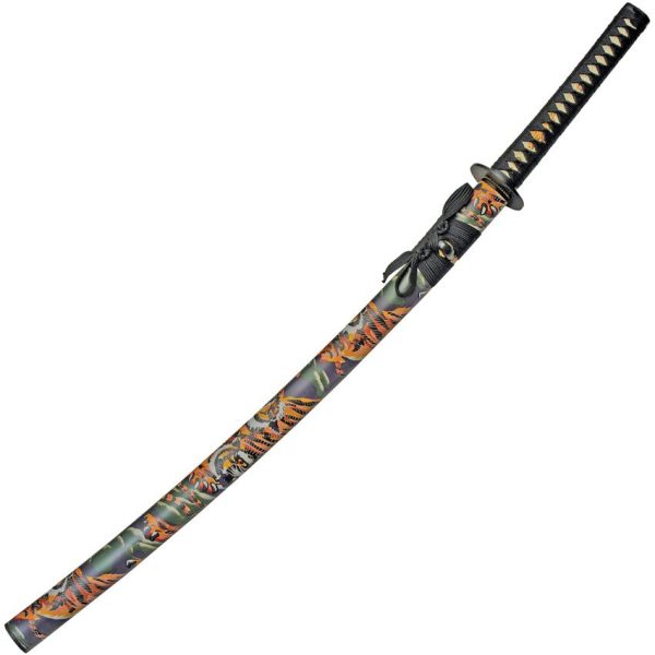 Wading Tiger Katana 32" Carbon Steel Blade Fixed Blade Sword