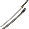 CN926994.jpg Snarling Wolf Katana 30" 1045 Carbon Steel Blade Fixed Sword