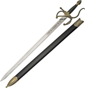 CN926998GD.jpg Rite Edge Elegant Rapier Gold 29" Stainless Fixed Blade Sword