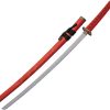 China Made Dragon Katana Red Carbon Steel Sword