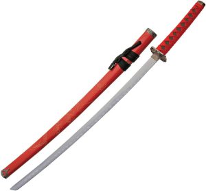 CN927000RD.jpg China Made Dragon Katana Red Carbon Steel Sword