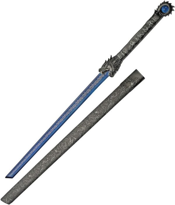 Rite Edge Storm Guardian Sword 28" Blue Blade Fixed Blade