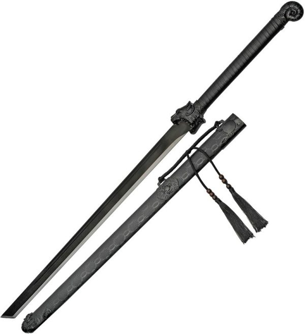 Rite Edge Shadow Guardian Samurai Sword 28.35" Blade Black
