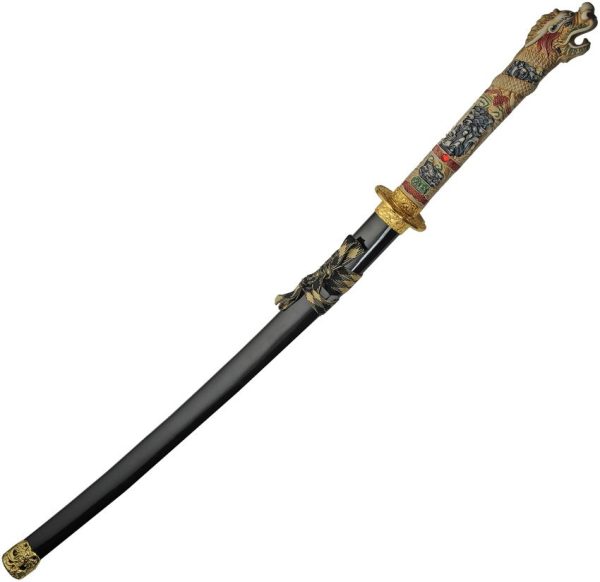 Rite Edge Temple Dragon Sword - 28in Steel Blade