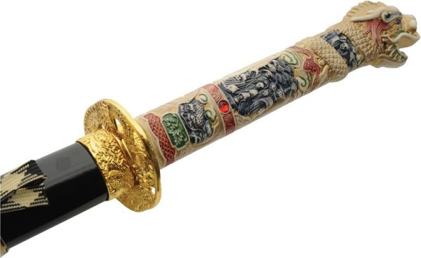 Rite Edge Temple Dragon Sword - 28in Steel Blade