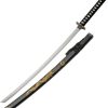 Gold Dragon Samurai Set Black Carbon Steel 3-Piece Fixed Blade