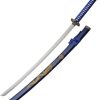 CN927030BL.jpg China Made Gold Dragon Samurai Blue Carbon Steel