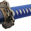 CN927030BL_add_02.jpg China Made Gold Dragon Samurai Blue Carbon Steel