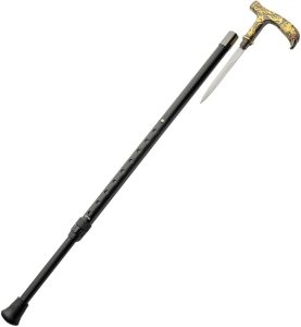 China Made Adjustable Phoenix Sword Cane Stainless Steel