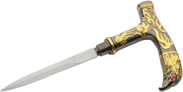 China Made Adjustable Phoenix Sword Cane Stainless Steel