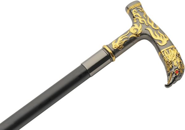 China Made Adjustable Phoenix Sword Cane Stainless Steel