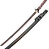 CN927039.jpg White Decorative Samurai Sword 28" 1045 Carbon Steel Blade