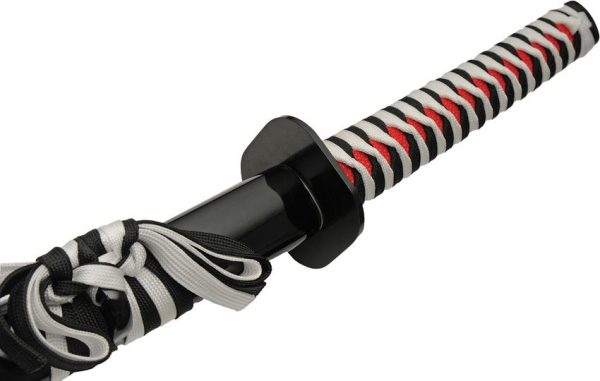 CN927039_add_02.jpg White Decorative Samurai Sword 28" 1045 Carbon Steel Blade