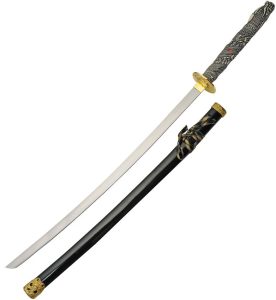 CN927042.jpg Shinning Dragon Samurai Sword 28" 1045 Carbon Steel Blade