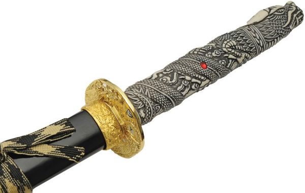 CN927042_add_02.jpg Shinning Dragon Samurai Sword 28" 1045 Carbon Steel Blade