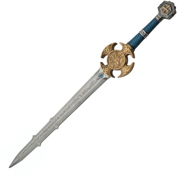 China Made Templar Foam Sword Blue Knights Templar