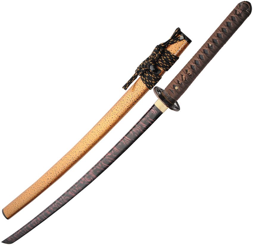 China Made Sakura Samurai Sword 28" 1045 Carbon Steel Blade