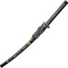 Grasshopper Samurai Sword 28" 1045 Carbon Steel Gold Blade