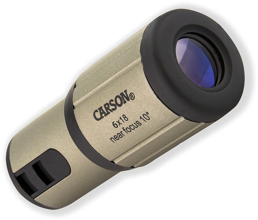 Carson Optics 6x18mm Monocular with BAK4 Prism and Carry Case