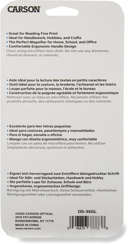 CODS36_add_02.jpg Carson Optics MagniView Handheld Magnifier - 4.5x Spot Lens