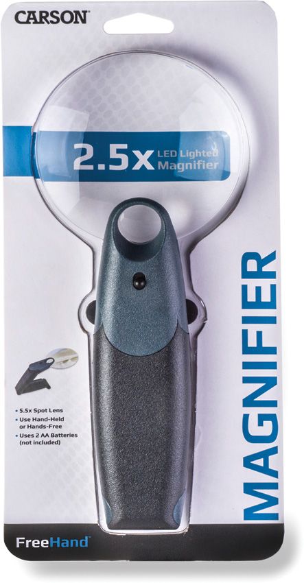 Carson Optics FreeHand Spot Lens - Hands-Free Magnifier